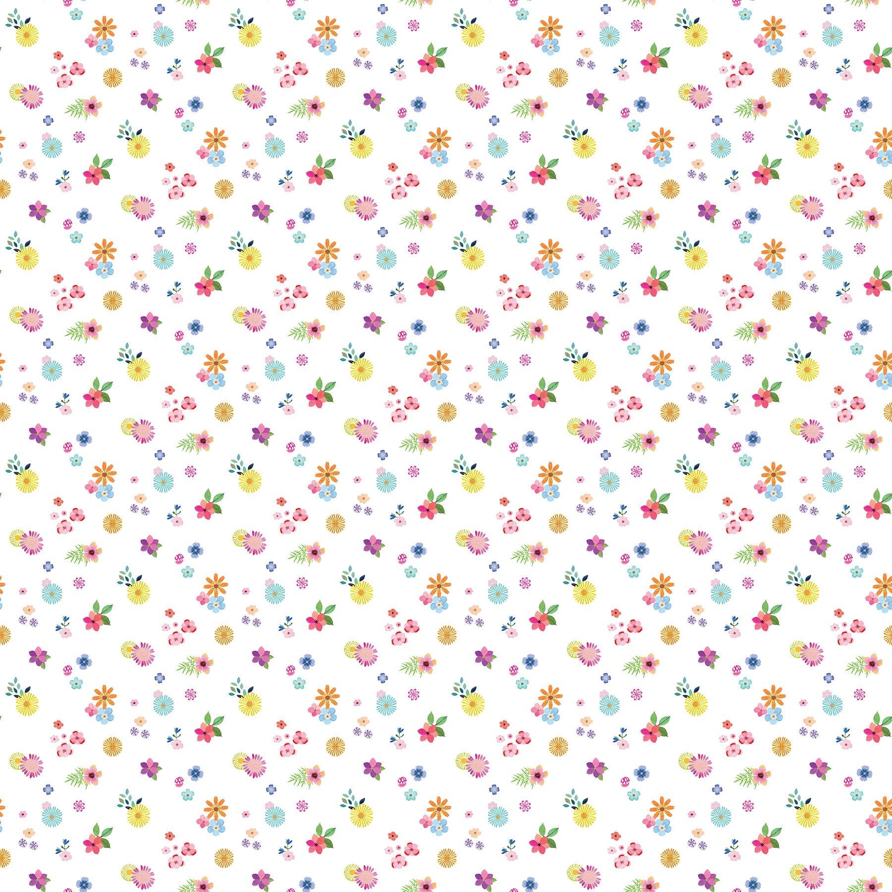 My Cup Of Tea - Mini Floral - White Multi