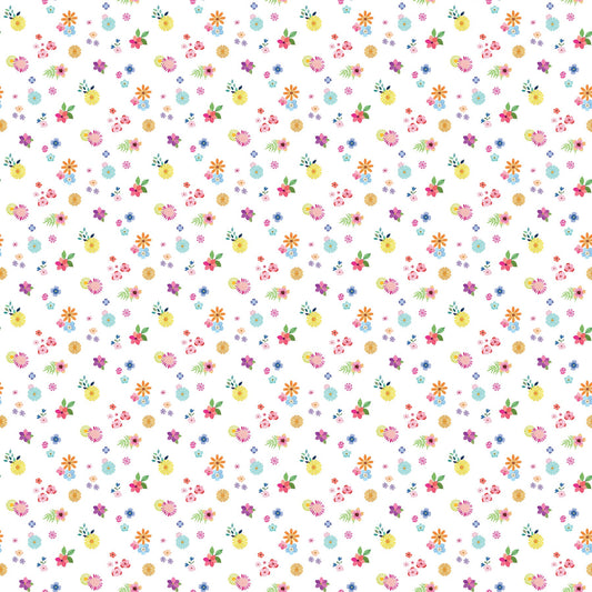 My Cup Of Tea - Mini Floral - White Multi