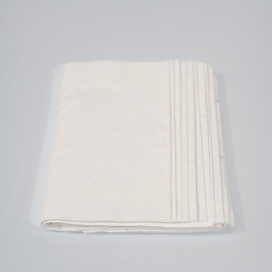 Variety White on White Precut Strips