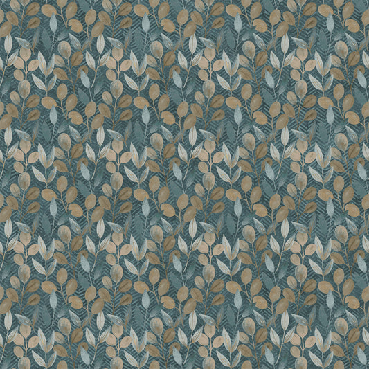 Pussy Willows Leaves - Dark Wedgwood