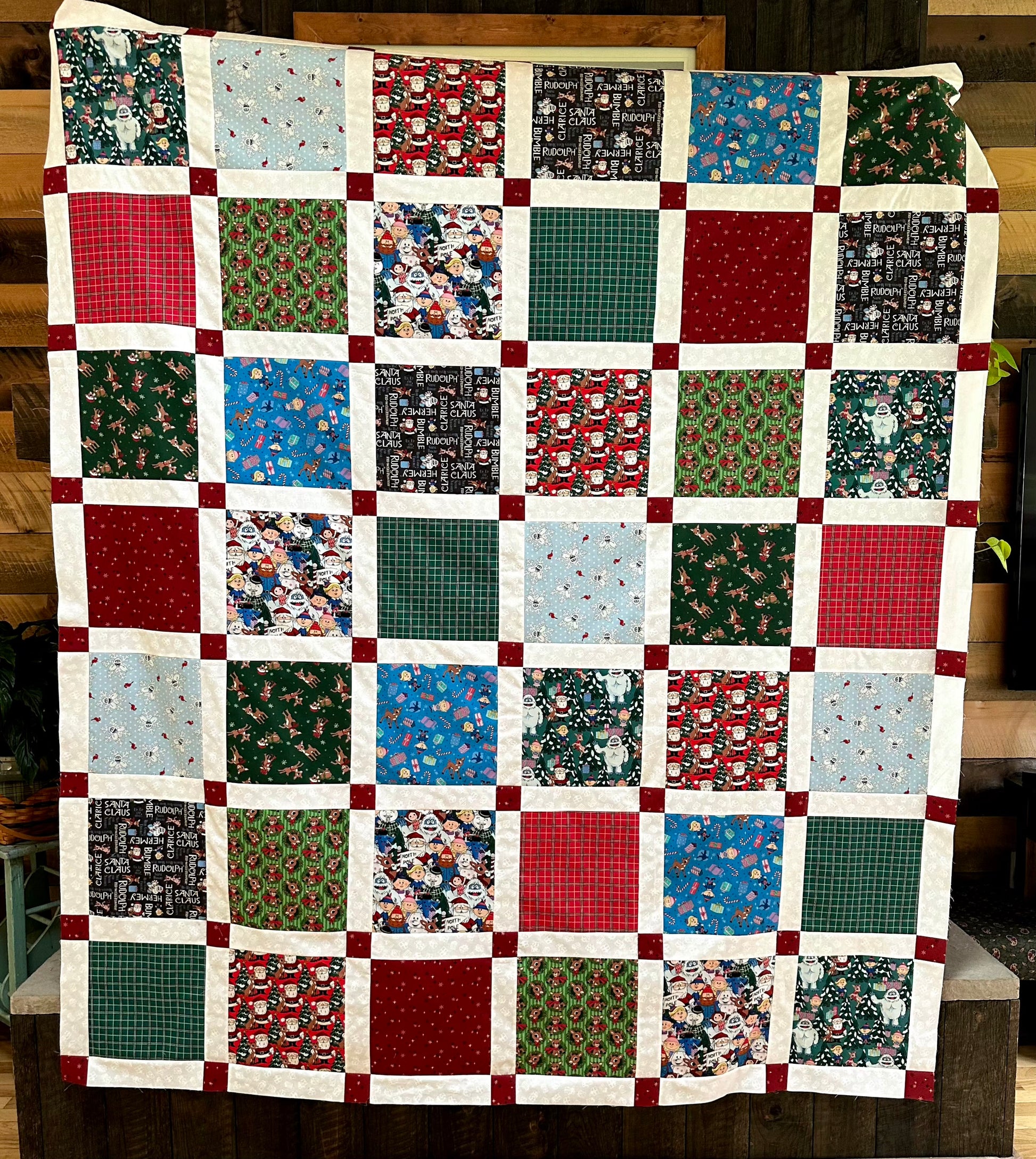 Rudolph The Red Nose Reindeer Quilt Kit