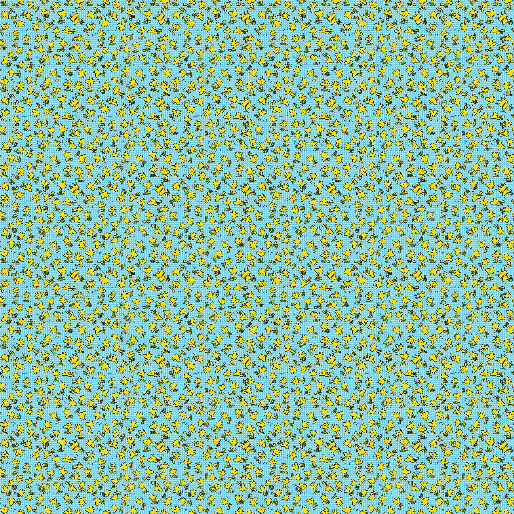 Peanuts - Yardage - Woodstock - Blue