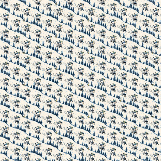 Frosty Friends - Yardage - Slope - Cream