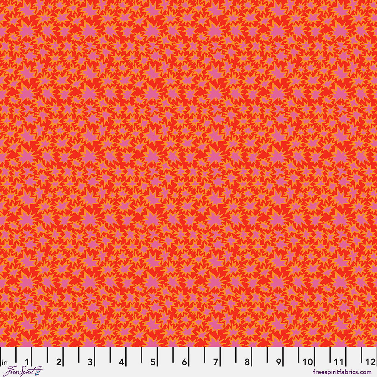 Bits & Bobs Bang Red fabric by Brandon Mably