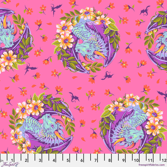 Legendary Dragon Ball She Sugarplum fabric by Tula Pink