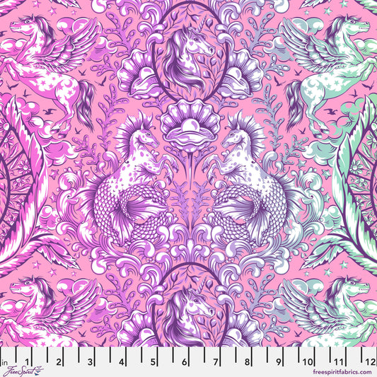Legendary Pony Tales Wildorchid fabric by Tula Pink