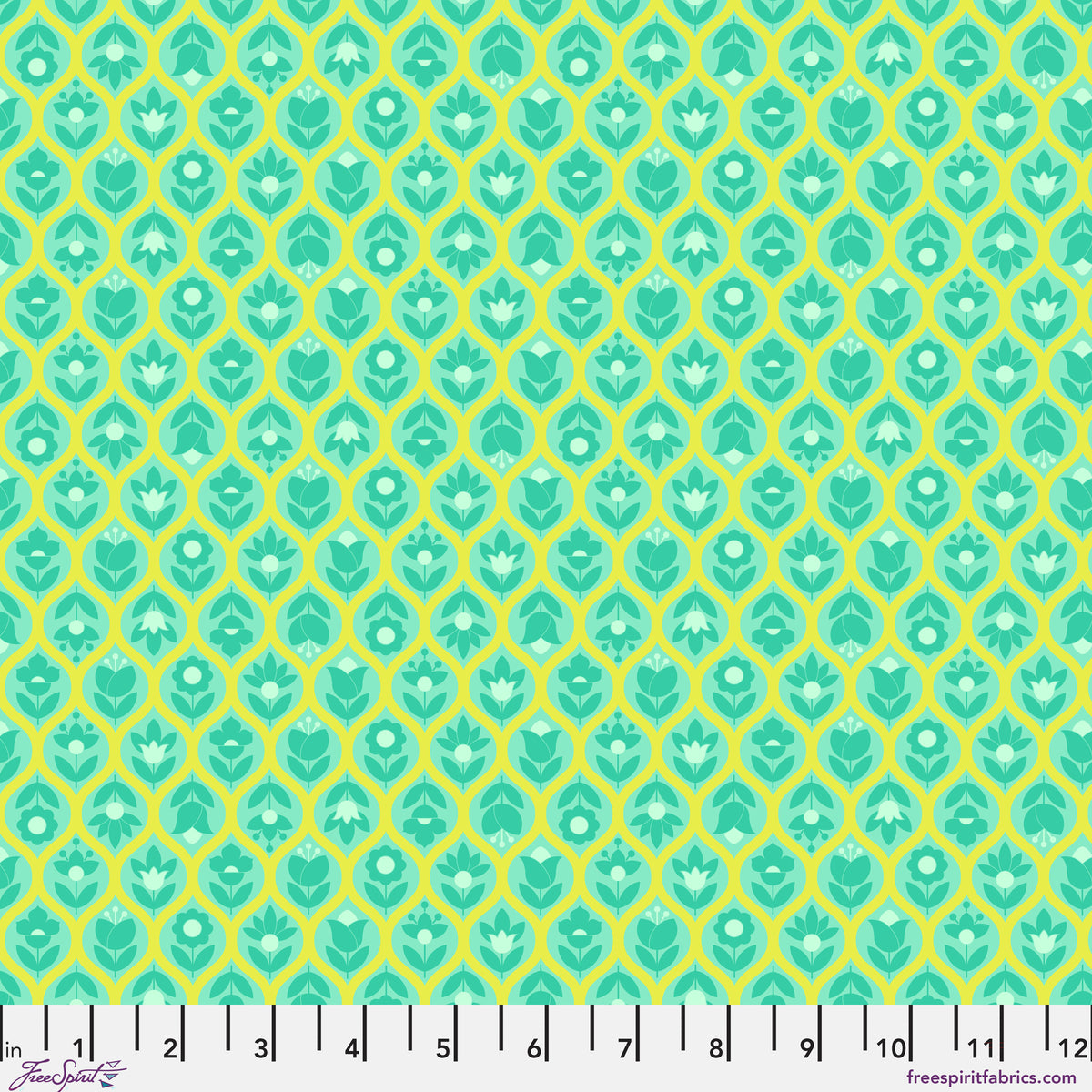 Legendary Beg Your Garden Apple fabric by Tula Pink
