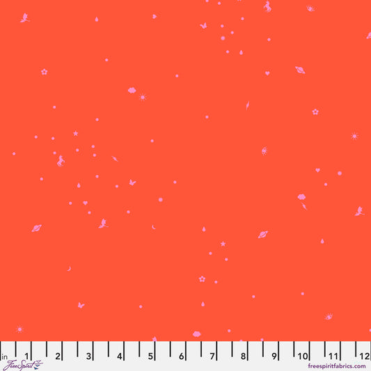 Legendary Charmed Vermilion fabric by Tula Pink
