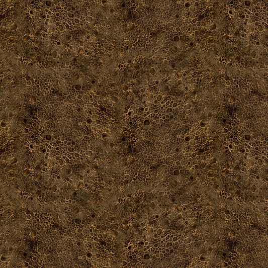 Naturescape II Droplets - Brown fabric from Clothworks