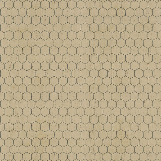 On the Farm Chicken Wire - Light Caramel fabric from Clothworks