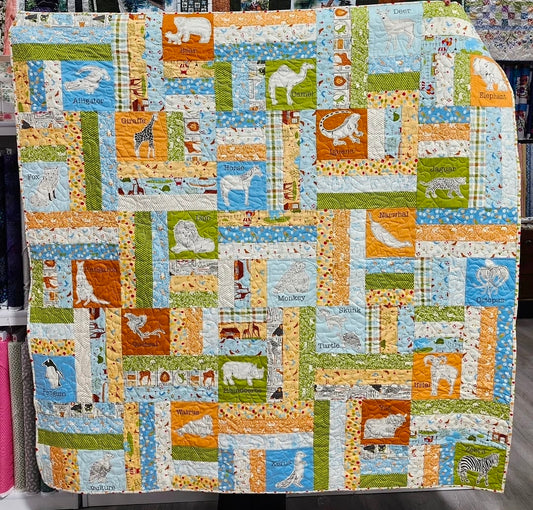 Animal Park Fun Quilt Kit