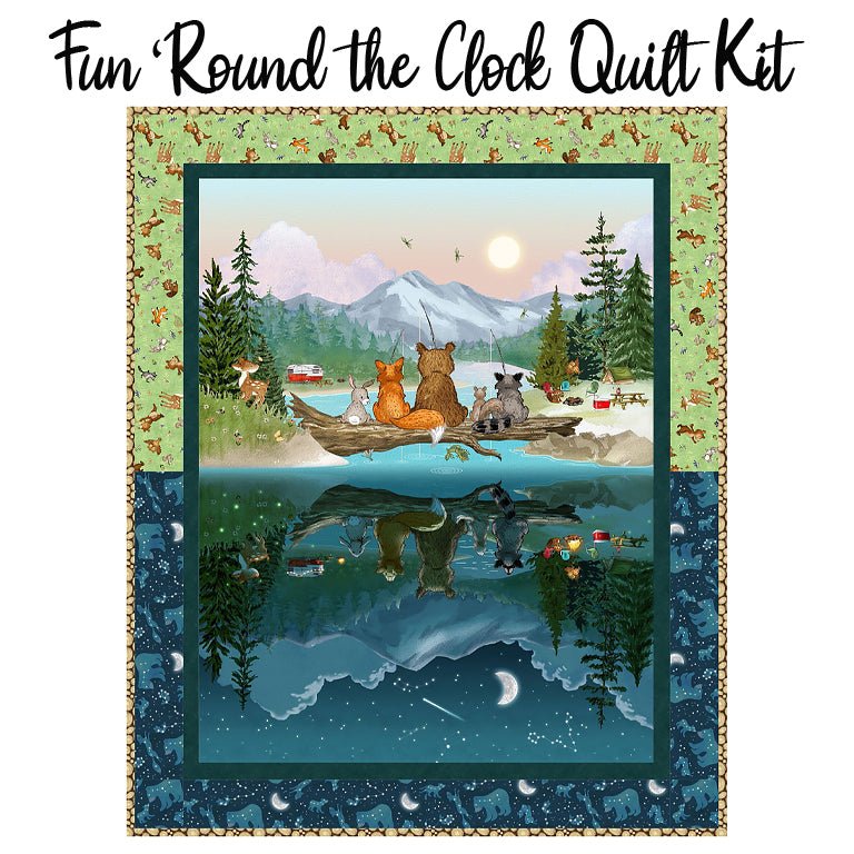 Fun Round the Clock Quilt Kit