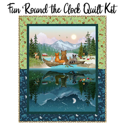 Fun Round the Clock Quilt Kit