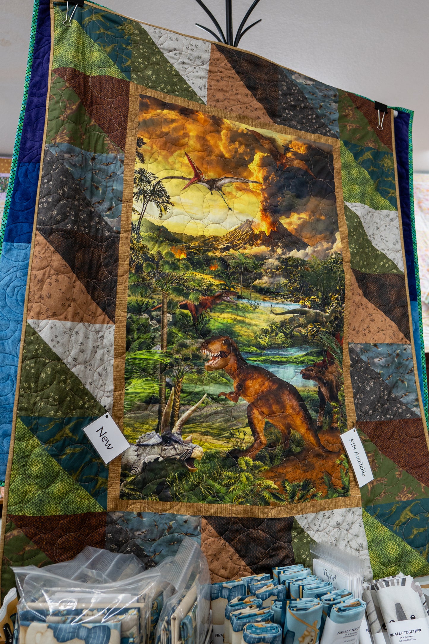 Prehistoric Paradise Quilt Kit