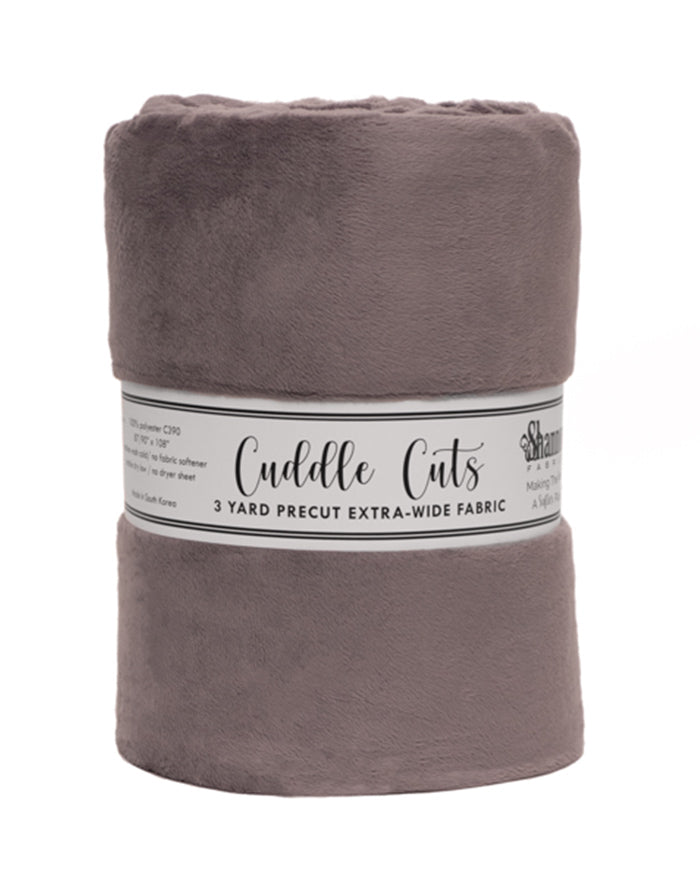 Charcoal Shannon Cuddle 3-Yard Precut